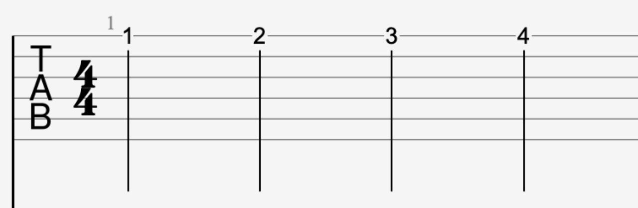 Guitar Tablature