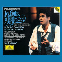 Offenbach: Les Contes d'Hoffmann / Act 4 - Hélas, mon coeur s'égare encore_Plácido Domingo,Justino Diaz,Edita Gruberova,Claudia Eder,Richard Van Allan,Paul Crook,Choeurs De Radio France,Jacques Jouineau,Orchestre National De France,小澤征爾
