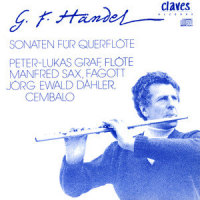 Sonata in G Major, HWV 363b: I. Adagio - II. Allegro - III. Adagio - IV. Bourrée - V. Menuet_Peter-Lukas Graf,Manfred Sax,Jörg Ewald Dähler,George Friedrich Handel