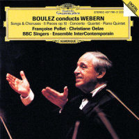 Webern: 5 Canons Op. 16 For High Soprano, Clarinet And Bass Clarinet - II. "Dormi Jesu, mater ridet" Ruhig_Christiane Oelze,Ensemble Intercontemporain,Pierre Boulez