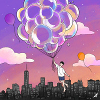 bubble(Art. purpleoranjuice)_Anonymous Artists