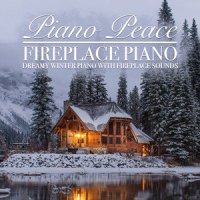 Winter Dawn Fireplace Relaxation_Piano Peace