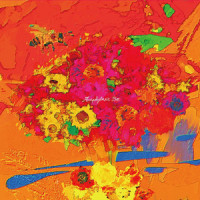 縫口_蜂屋ななし,v flower