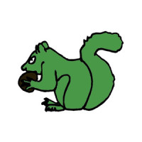 Green Squirrel in Pretty Bad Shape_Super American,Hot Mulligan
