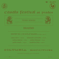 III. Scherzo. Allegro molto_Isaac Stern,Alexander Schneider,Milton Katims,Milton Thomas,Pablo Casals,Madeline Foley,Johannes Brahms