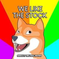 WE LIKE THE STOCK(Piano)_Sheet Music Boss