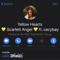 Yellow Hearts(feat. cøzybøy)_Scarlett Angel,cøzybøy,Ant Saunders