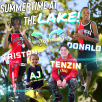 SUMMERTIME AT THE LAKE_Tenzin Wood,Tristan,AJ,Donald