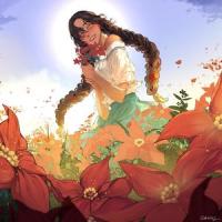 Sol_A Million in Vermillion,Periwinkle