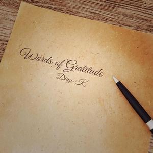 Words of Gratitude