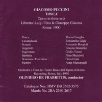 Tosca: Act I, "Dammi i colori!... Recondita armonia" (Cavaradossi)_Orchestra e Coro del Teatro Reale dell'Opera di Roma,Maria Caniglia