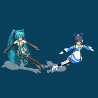 学模之歌_MIKU,洛天依,乐正绫,LazyMan39