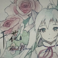 干花_洛天依,初音未来