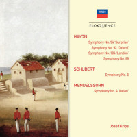 Haydn: Symphony in E flat, H.I No. 99 - 2. Adagio (第二乐章 柔板)_Wiener Philharmoniker,Josef Krips