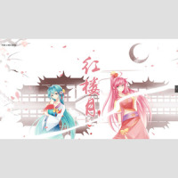 【初音ミクV4C原创】红楼月 梦幻歌姬中秋同人曲【朝颜组】【IRiS七叶】_IRiS七叶,初音未来