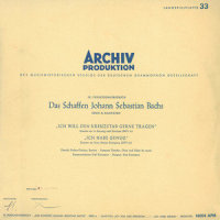 J.S. Bach: Cantata "Ich will den Kreuzstab gerne tragen", BWV 56 - 2. Recitativo: "Mein Wandel auf der Welt" (第二乐章 我寄居在世界宣叙调)_Dietrich Fischer-Dieskau,Hermann Töttcher,Karl Ristenpart Chamber Orchestra,Karl Ristenpart