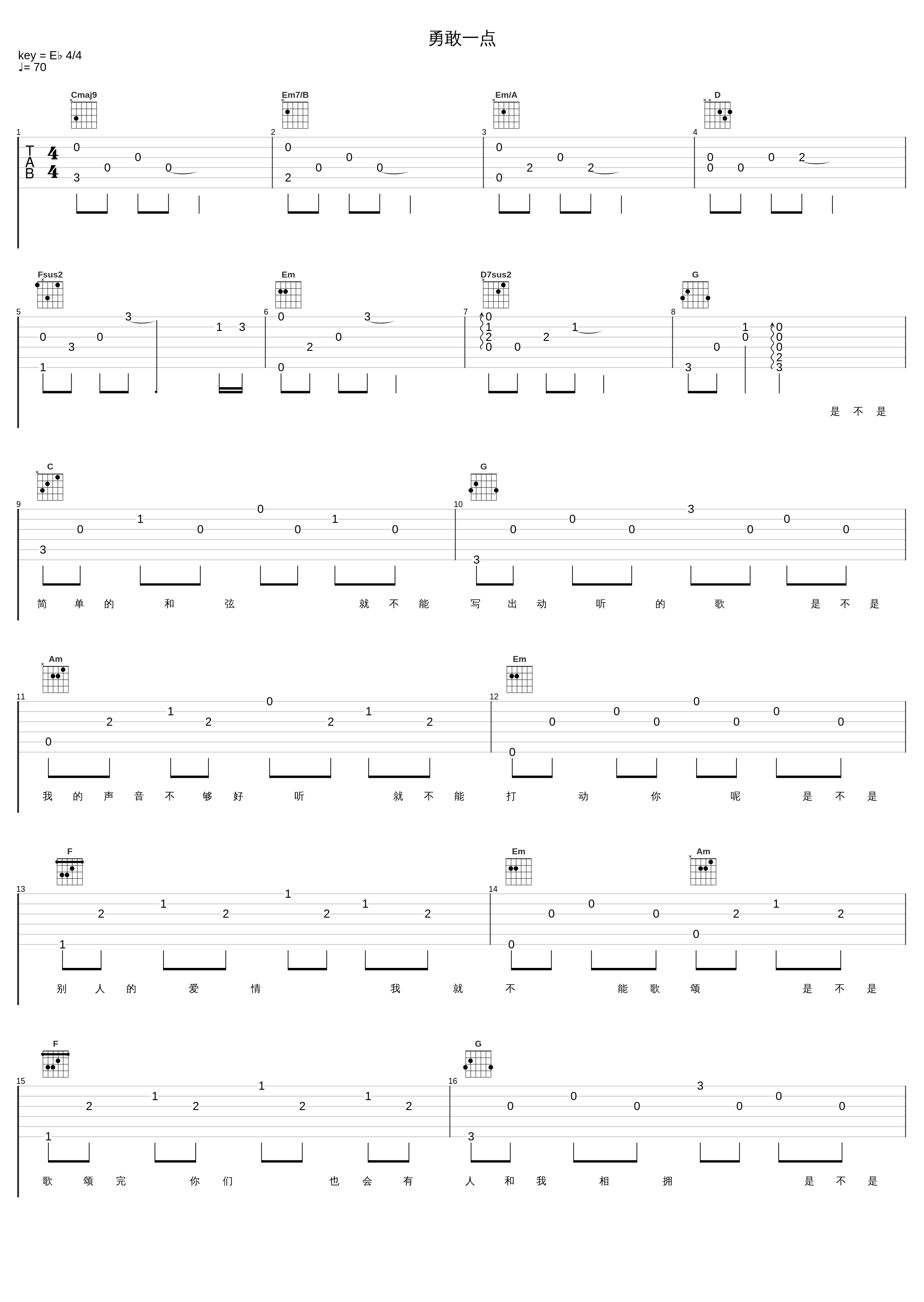 勇敢一点_曾轶可_1