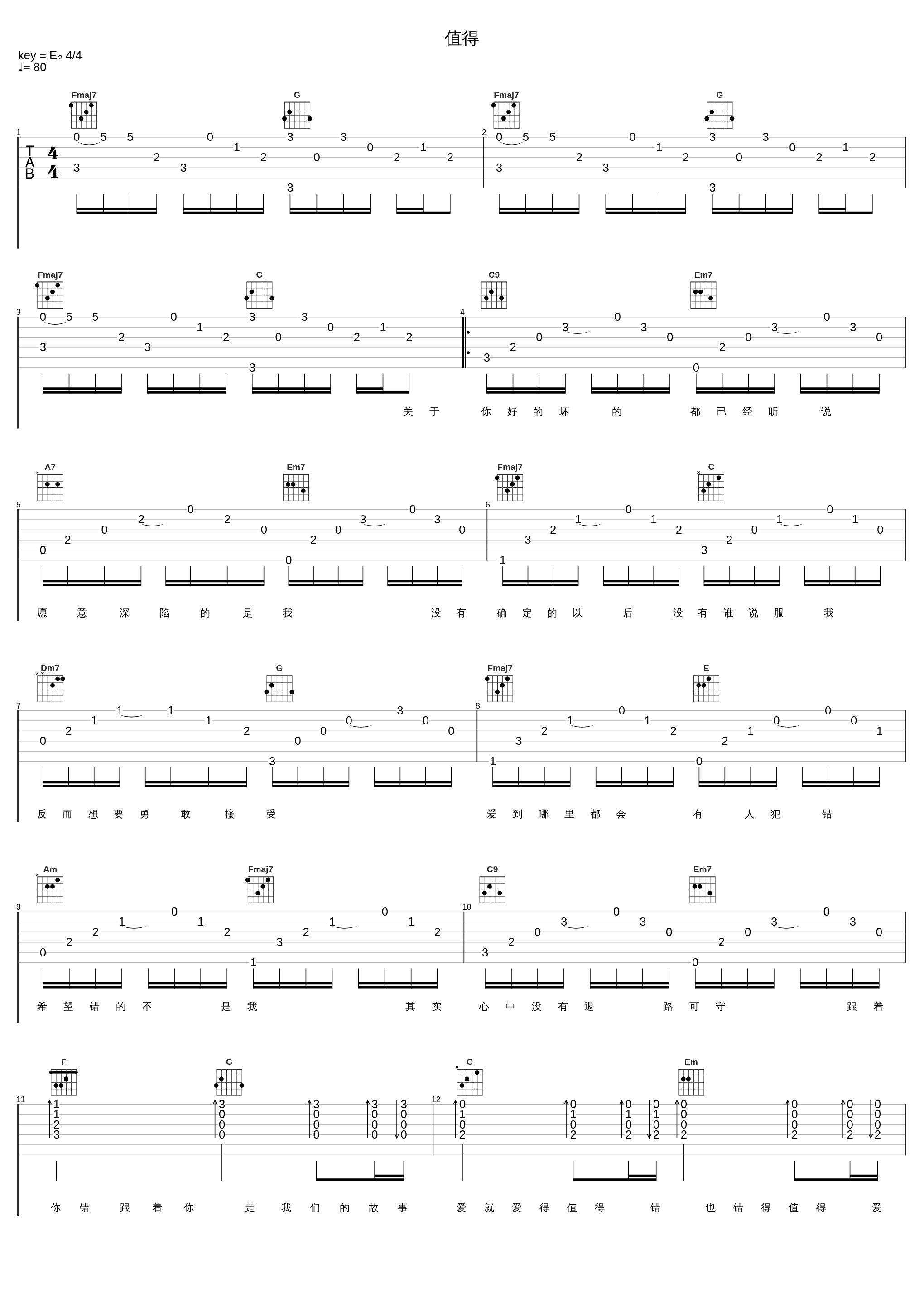 值得_郑秀文_1