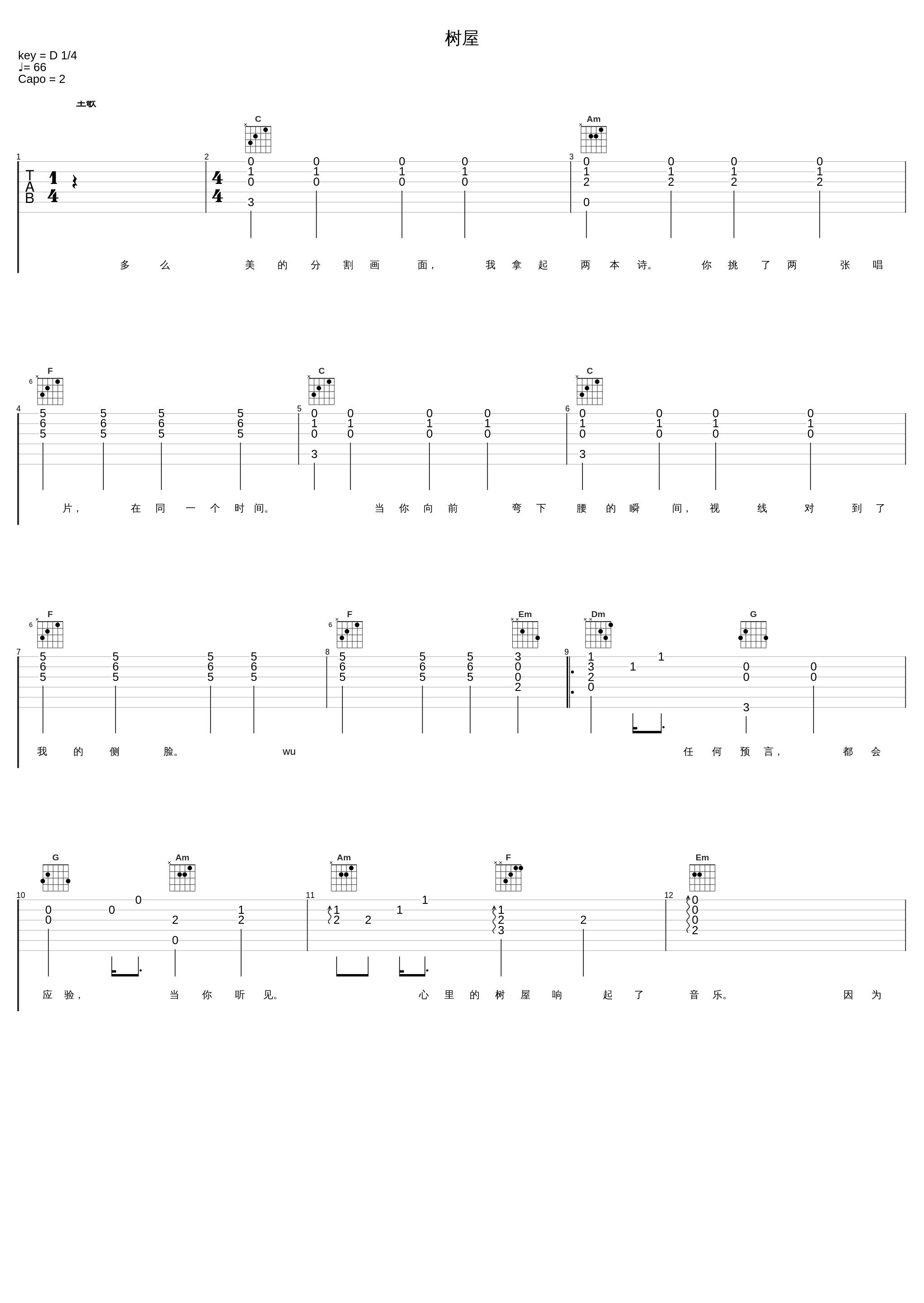 树屋_椅子乐团 The Chairs_1