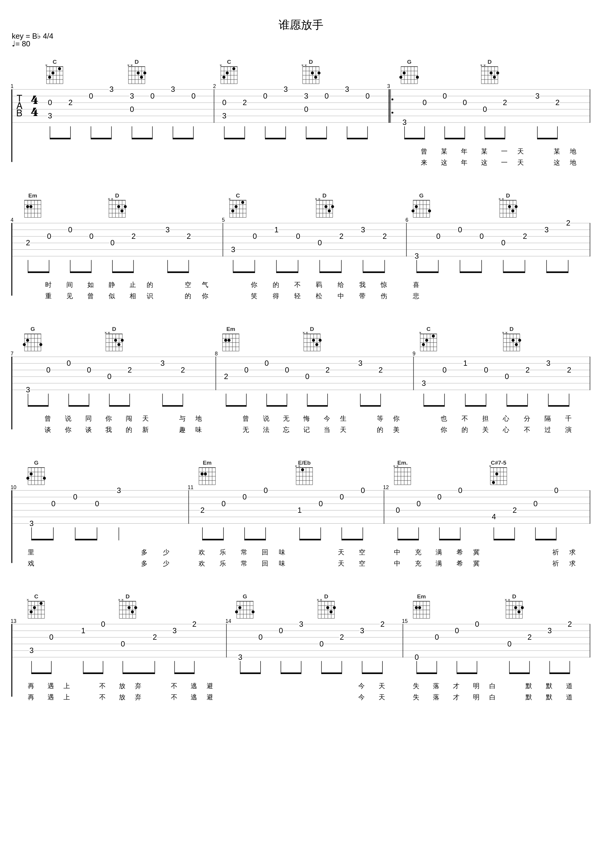 谁愿放手_陈慧琳_1