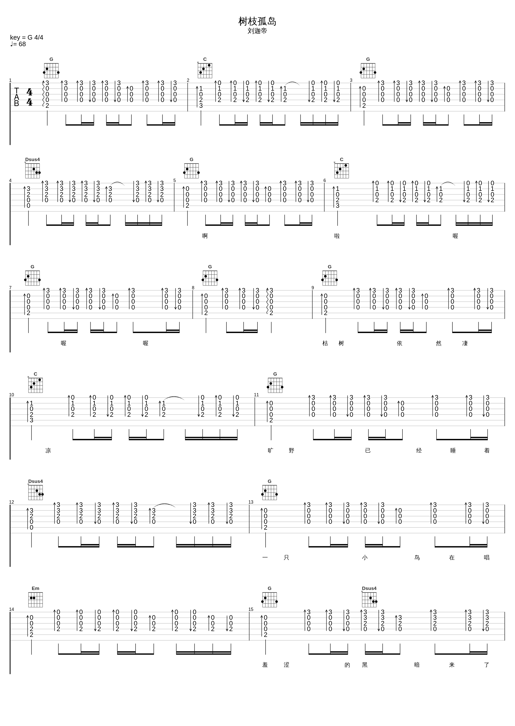 树枝孤岛_刘迦帝_1