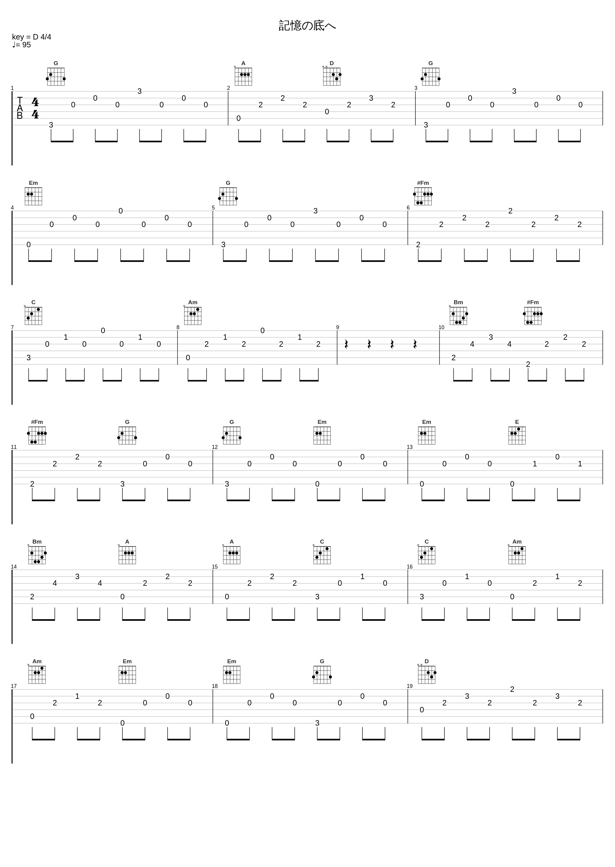 記憶の底へ_V.A._1