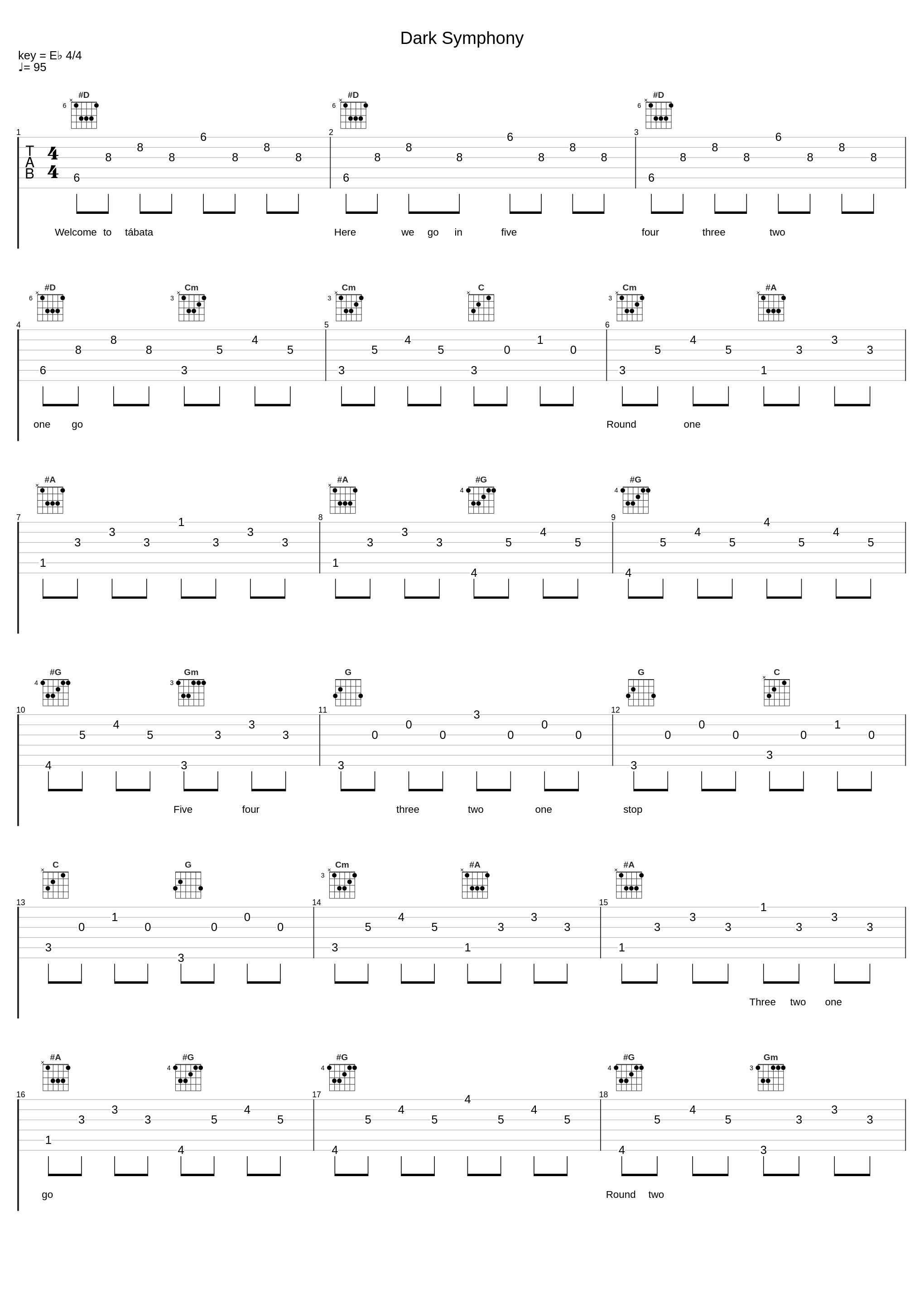 Dark Symphony_Tabata Songs_1