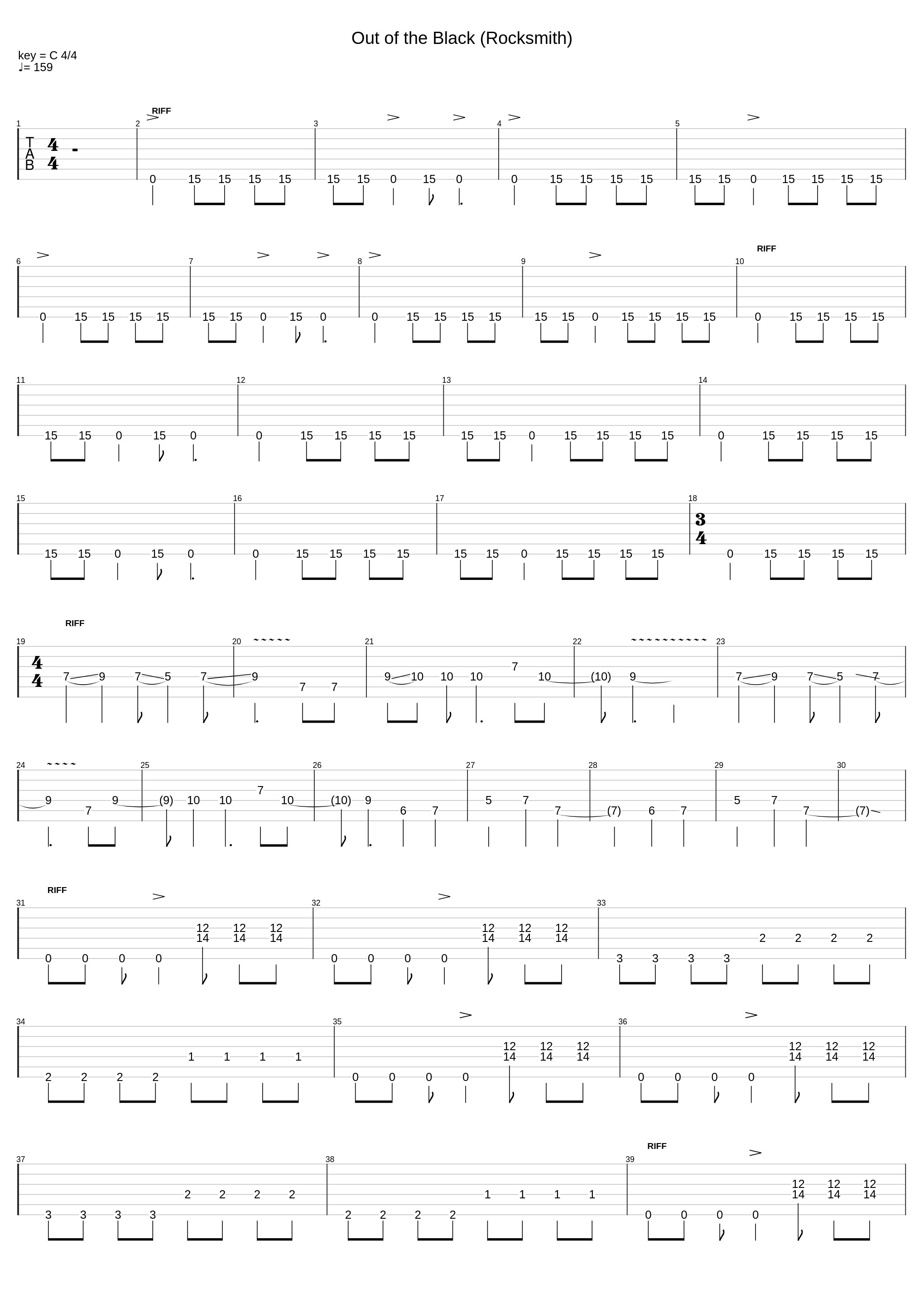 Out of the Black (Rocksmith)_Royal Blood_1