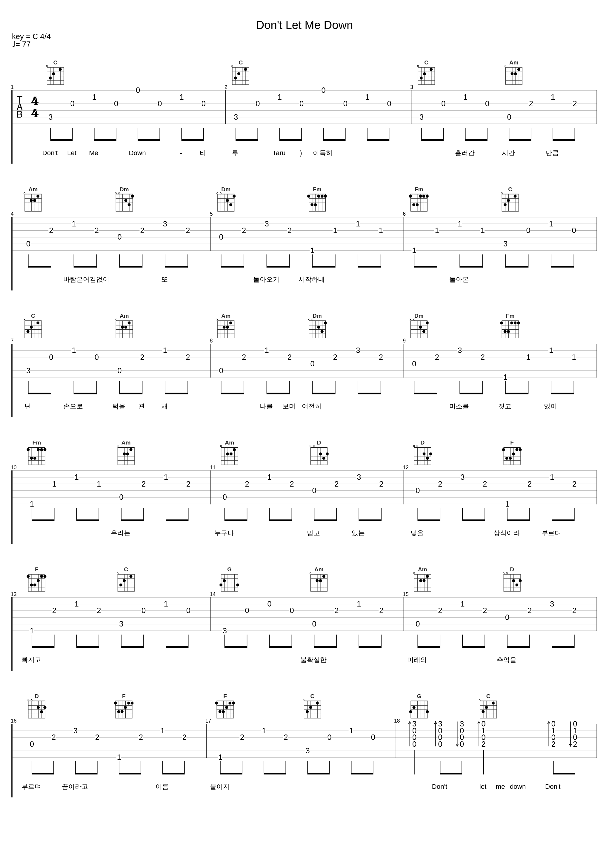 Don't Let Me Down_타루_1