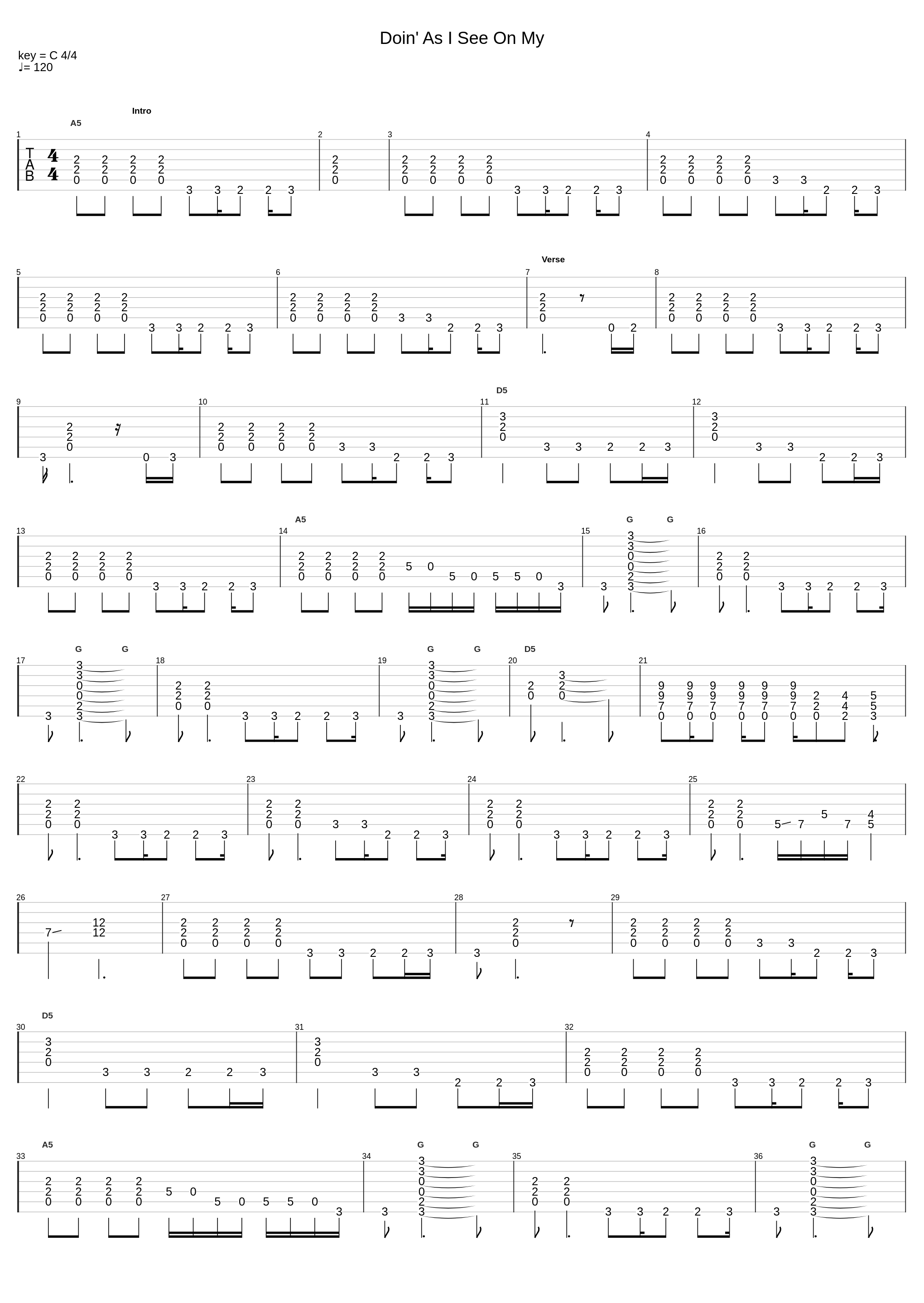 Doin' As I See On My_Poison_1