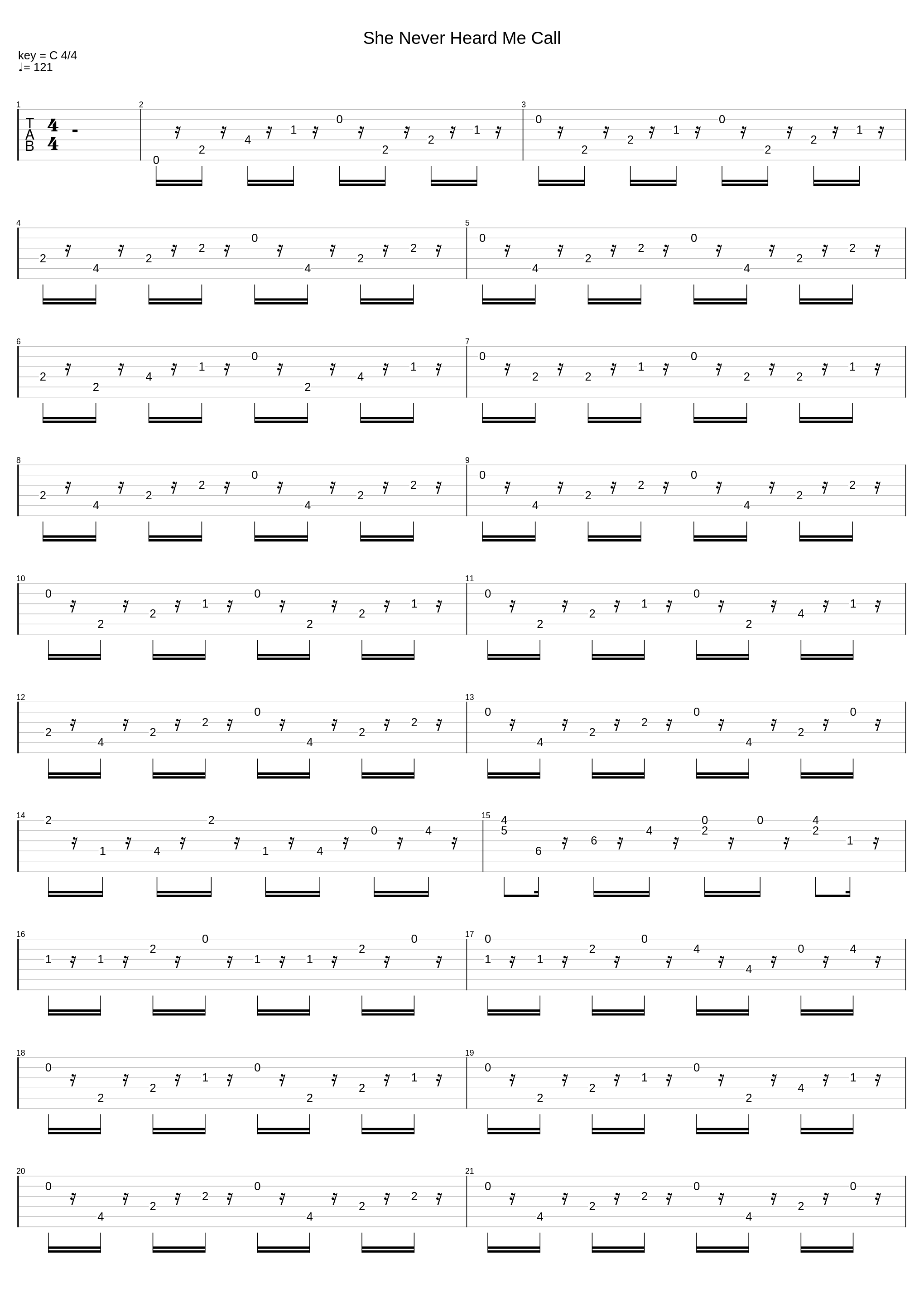 She Never Heard Me Call_Air Supply_1