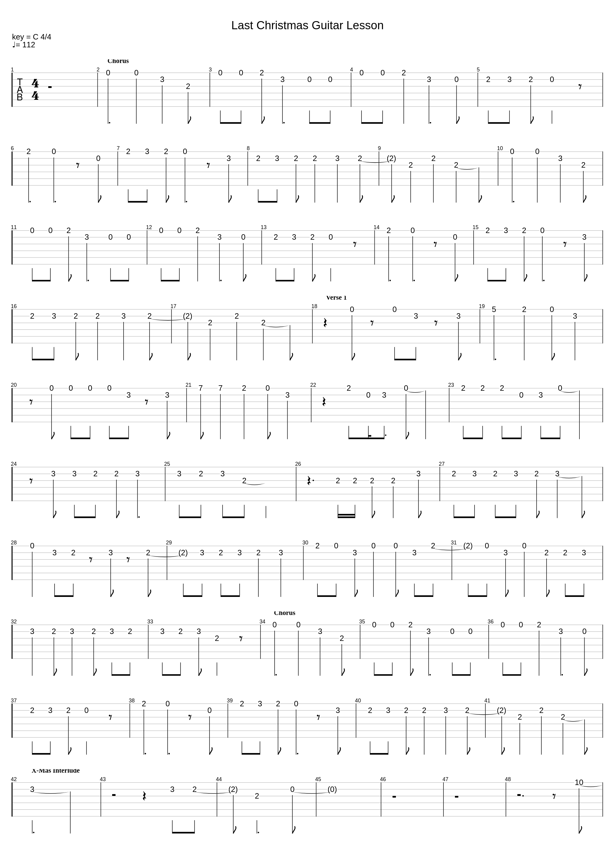 Last Christmas Guitar Lesson_Suchaitguitars@Gmail.Com_1