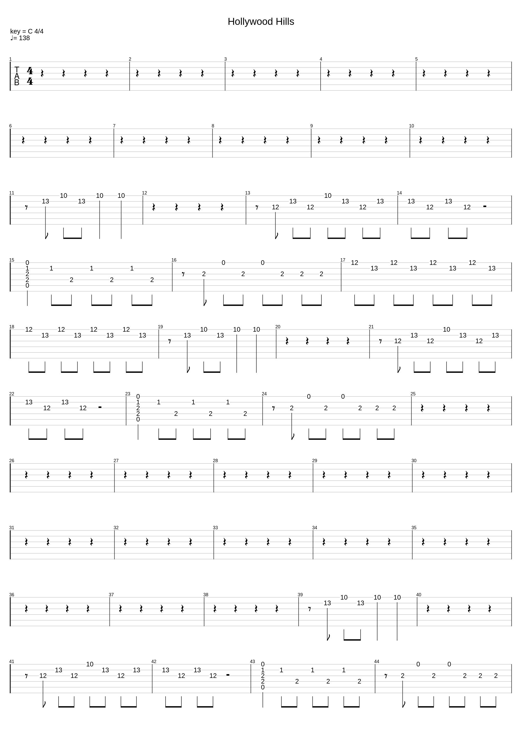 Hollywood Hills_Sunrise Avenue_1