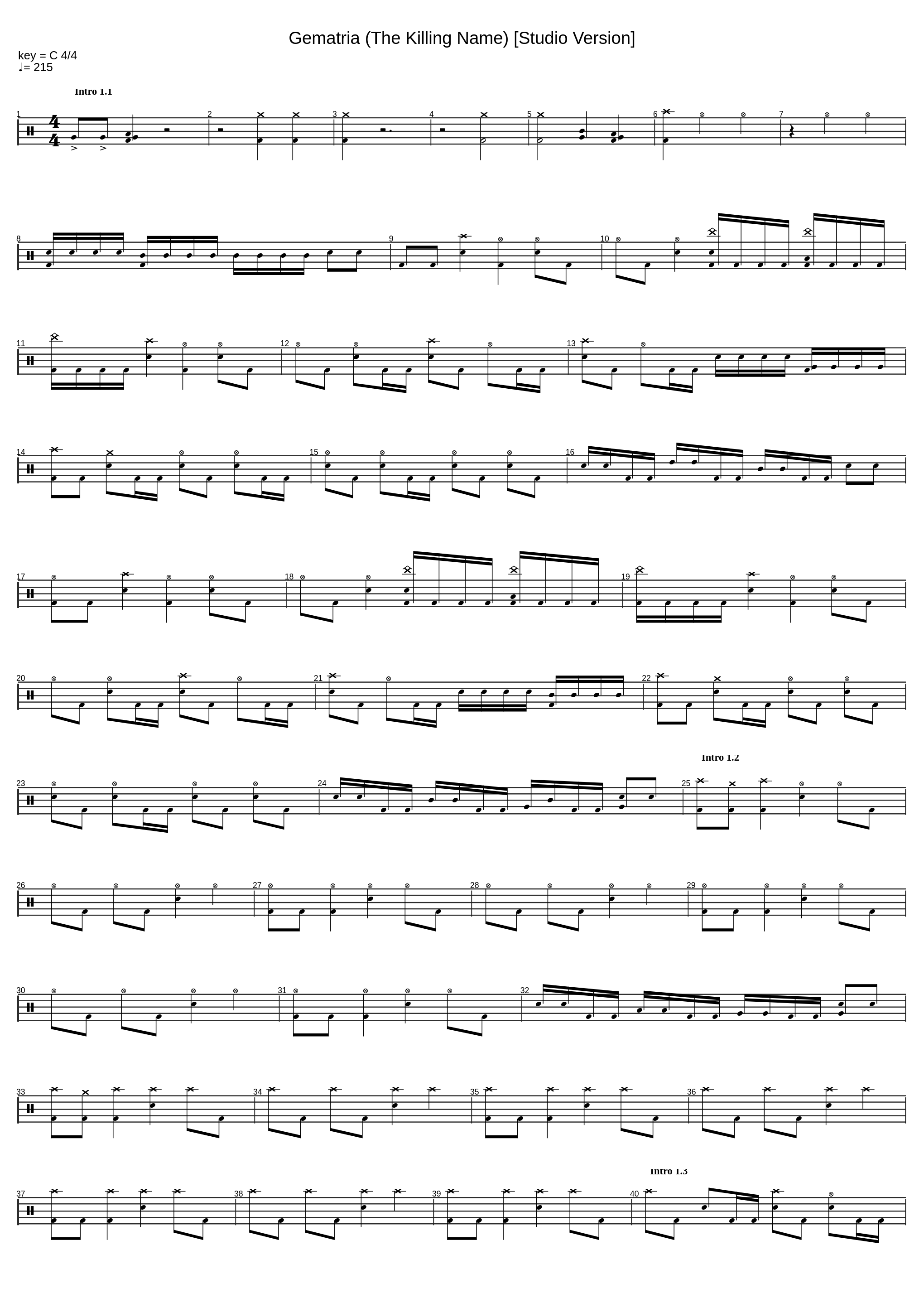 Gematria (The Killing Name) [Studio Version]_Slipknot_1