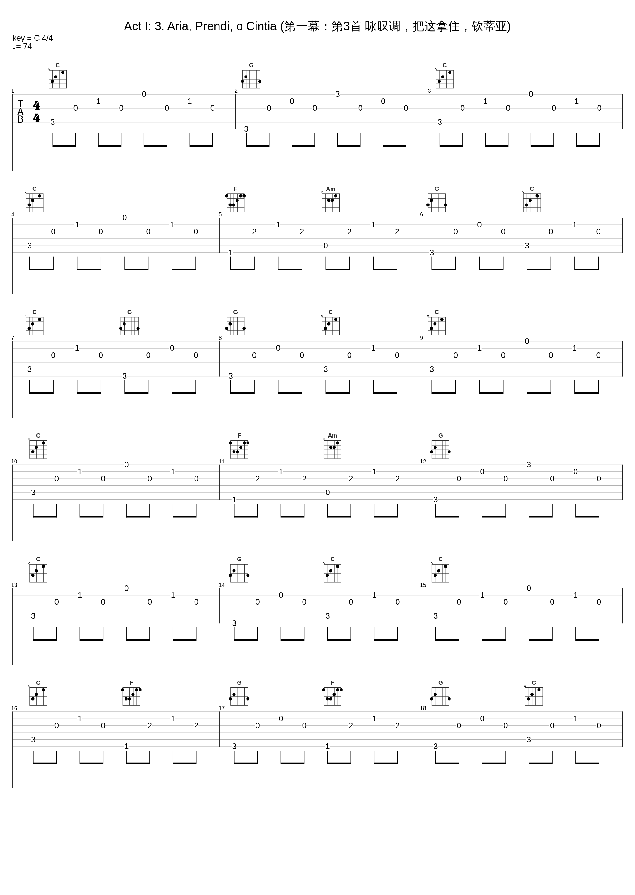 Act I: 3. Aria, Prendi, o Cintia (第一幕：第3首 咏叹调，把这拿住，钦蒂亚)_Classical Artists_1