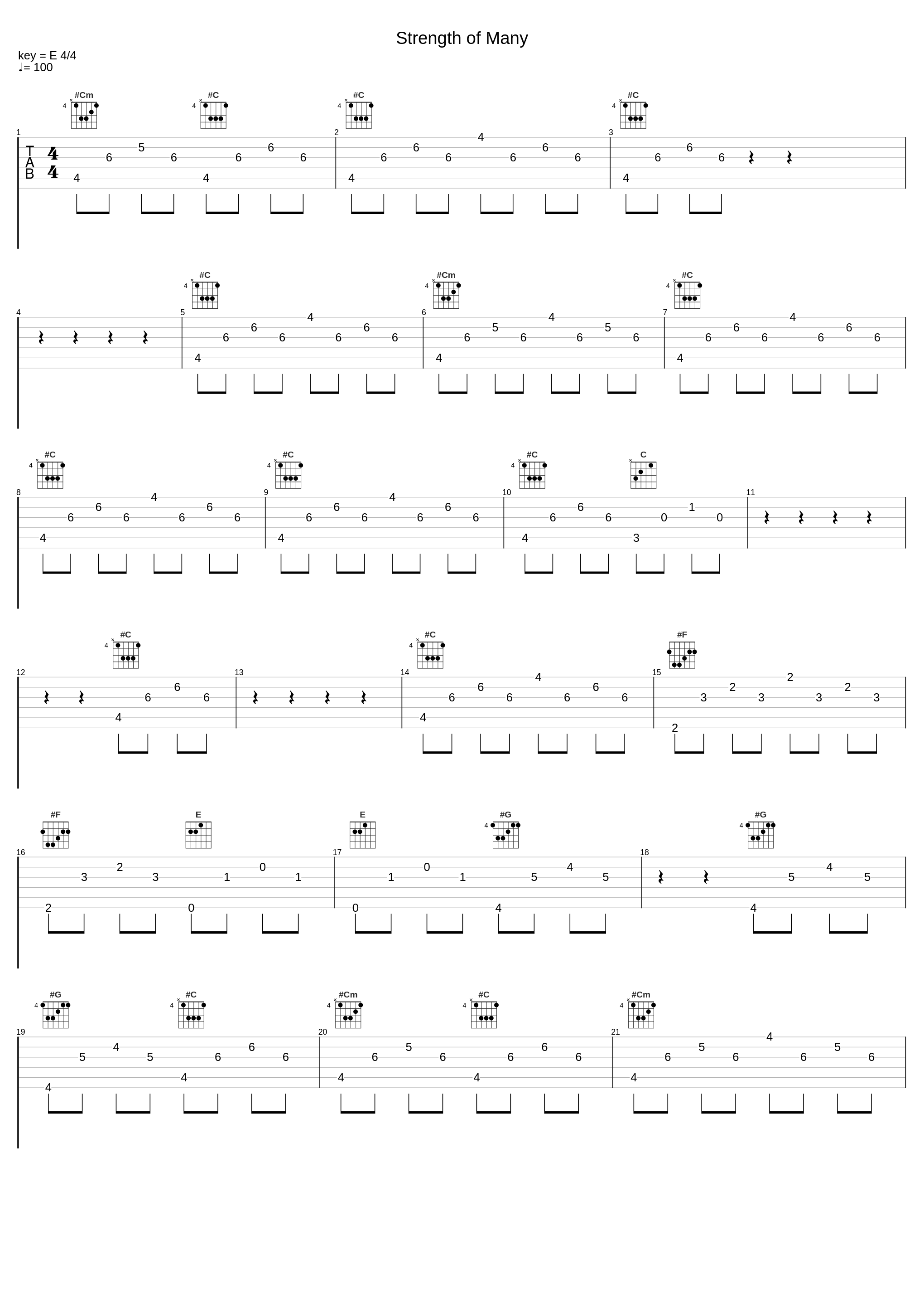 Strength of Many_X-Ray Dog_1