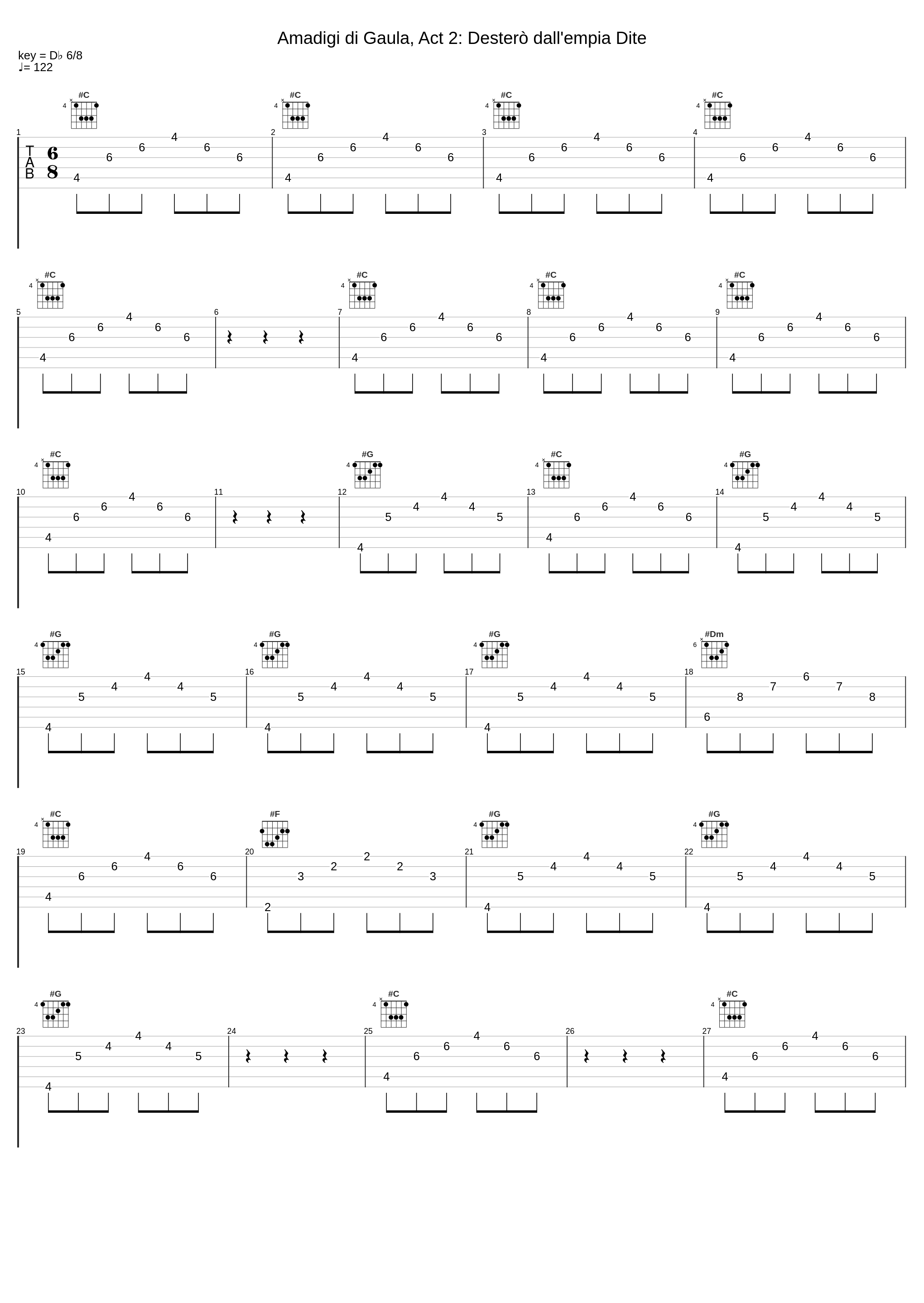 Amadigi di Gaula, Act 2: Desterò dall'empia Dite_Classical Artists_1