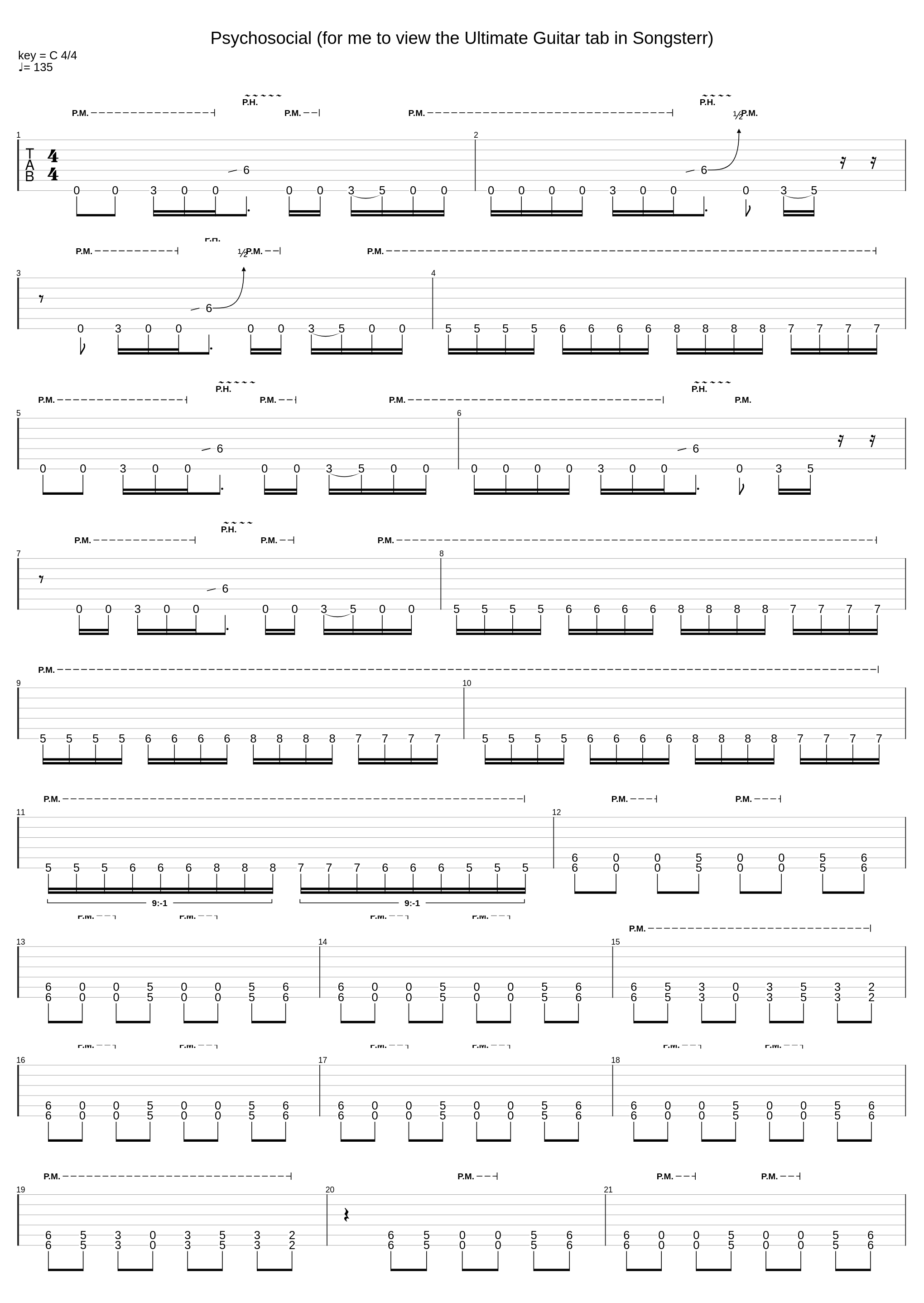 Psychosocial (for me to view the Ultimate Guitar tab in Songsterr)_Slipknot_1