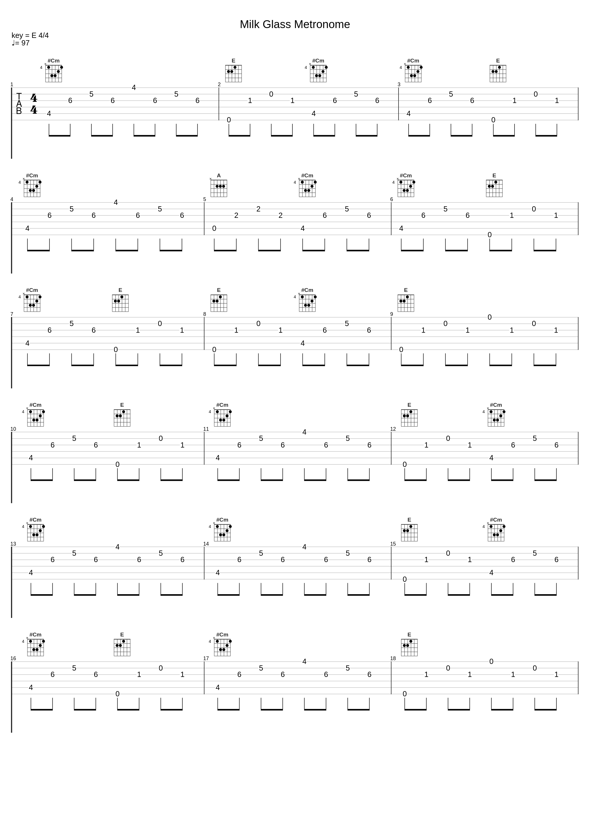 Milk Glass Metronome_Atlas Sound_1