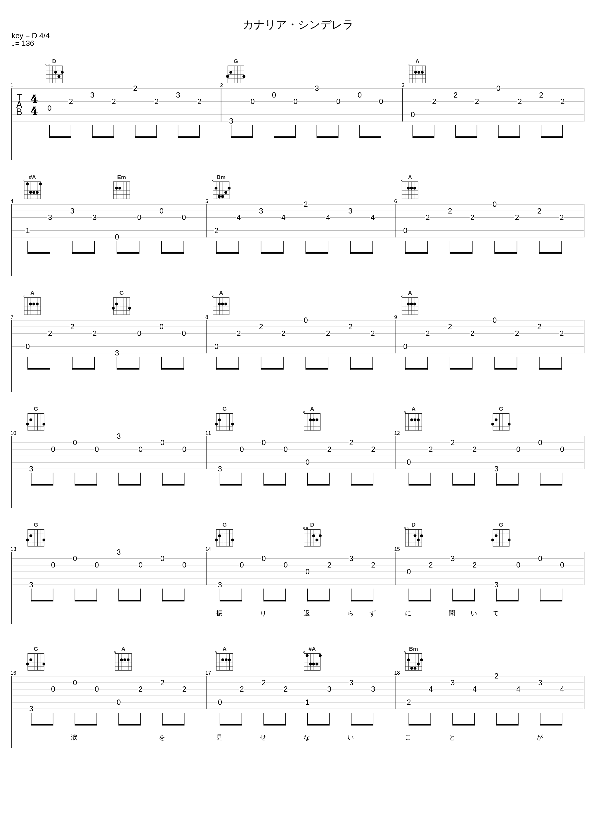 カナリア・シンデレラ_伊東歌詞太郎_1