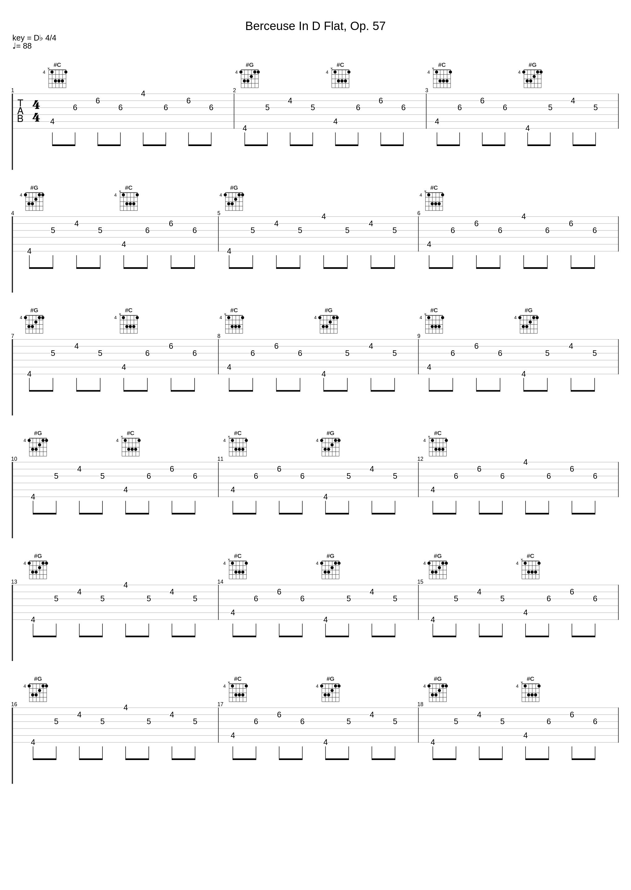 Berceuse In D Flat, Op. 57_Frédéric Chopin_1