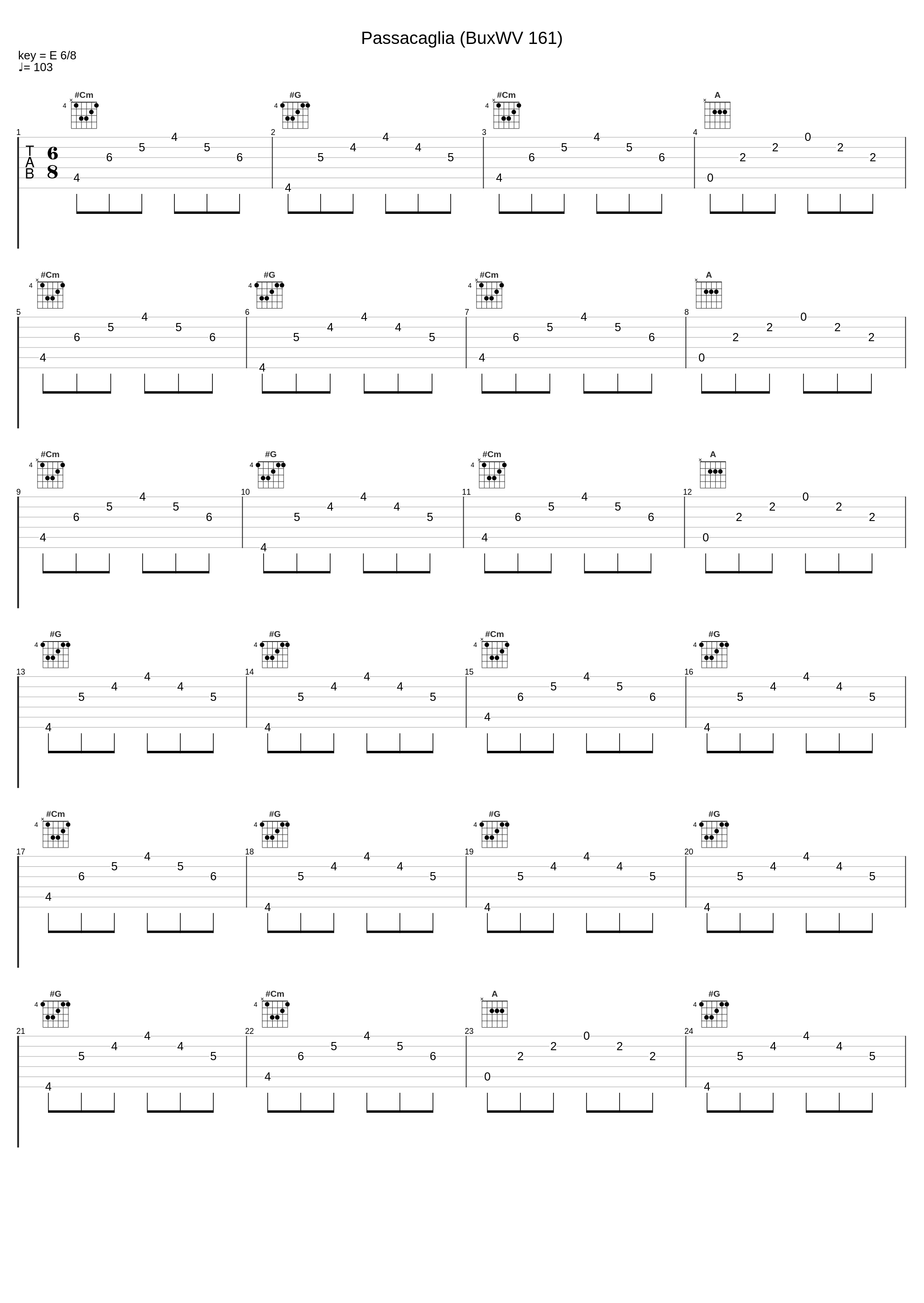 Passacaglia (BuxWV 161)_Classical Artists_1