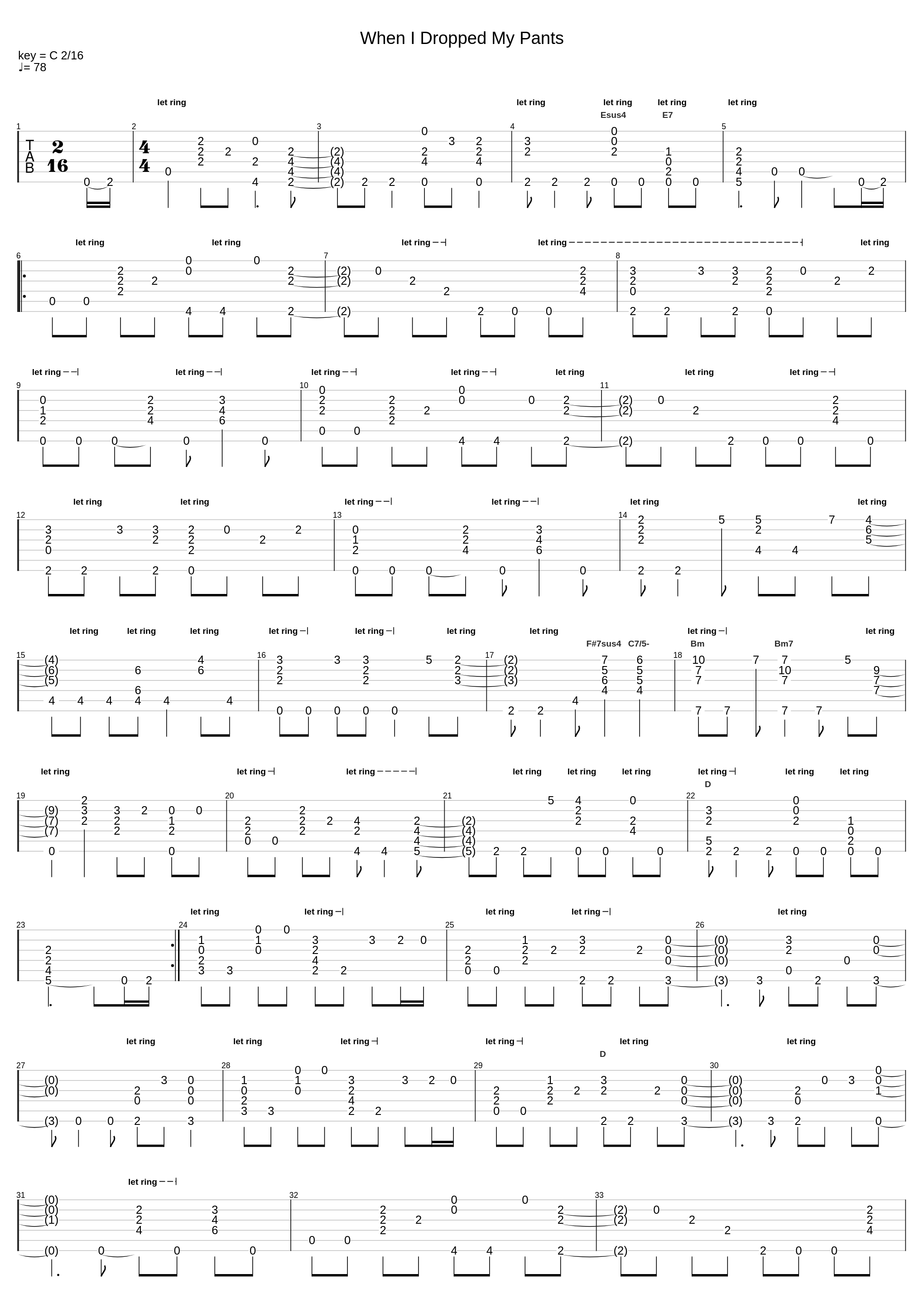 When I Dropped My Pants_Steve Vai_1