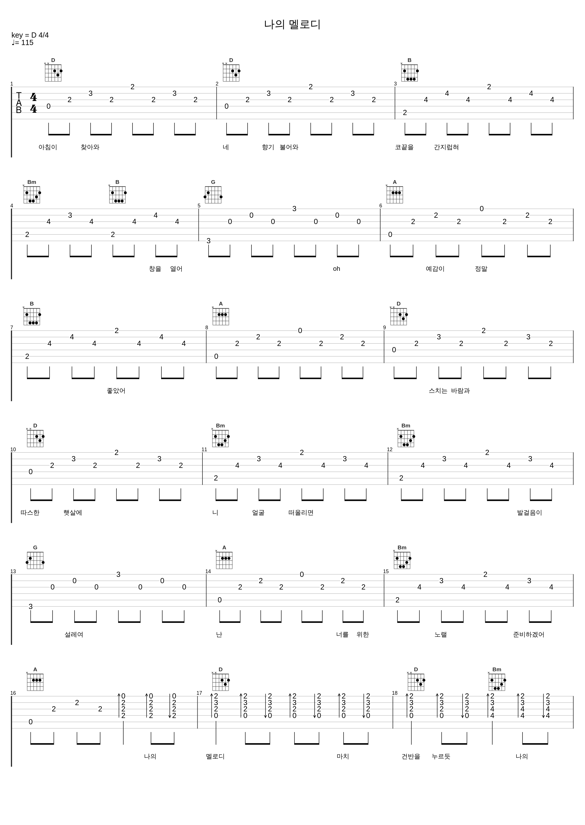 나의 멜로디_V.O.S_1