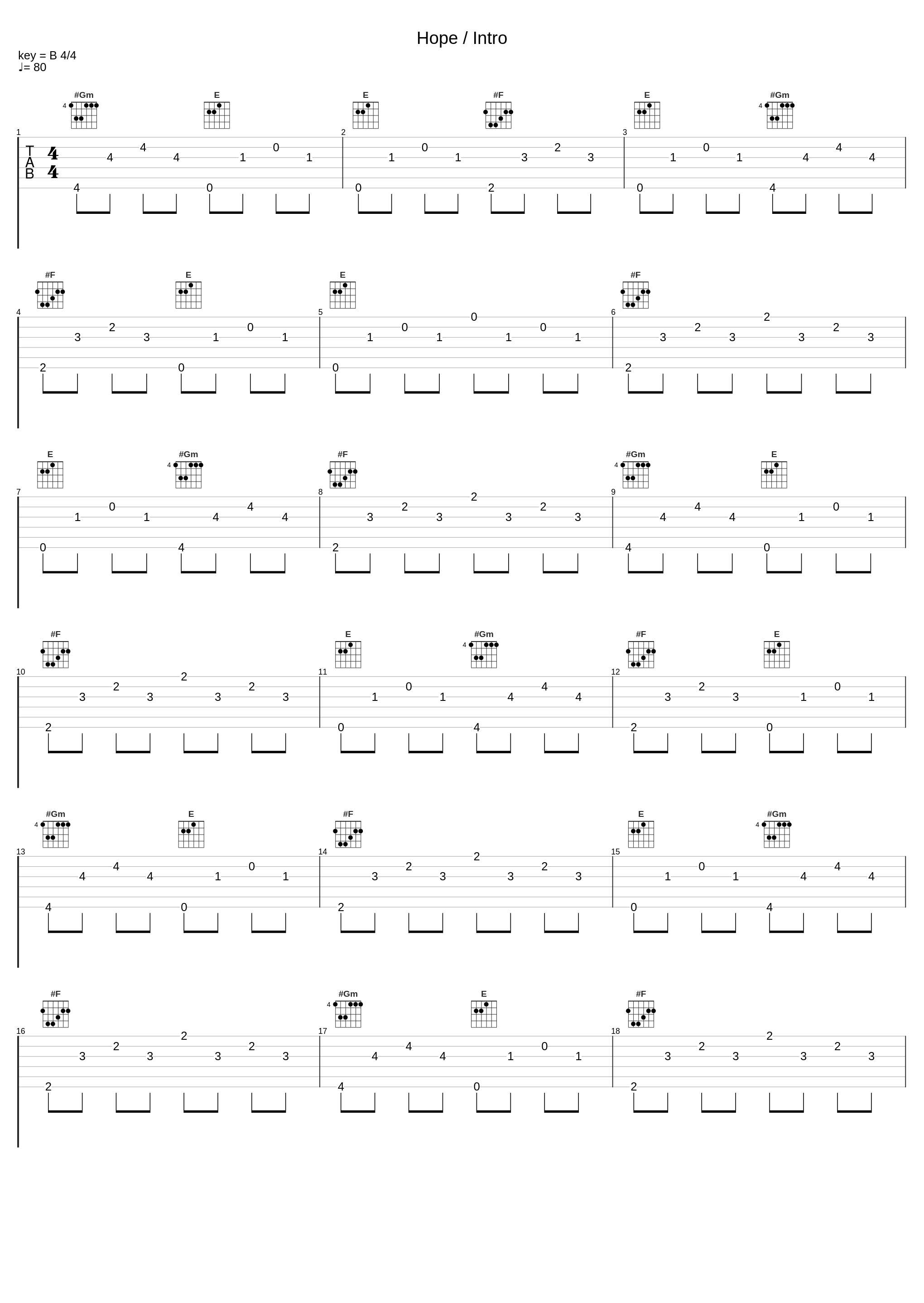 Hope / Intro_Antoine Chambe_1