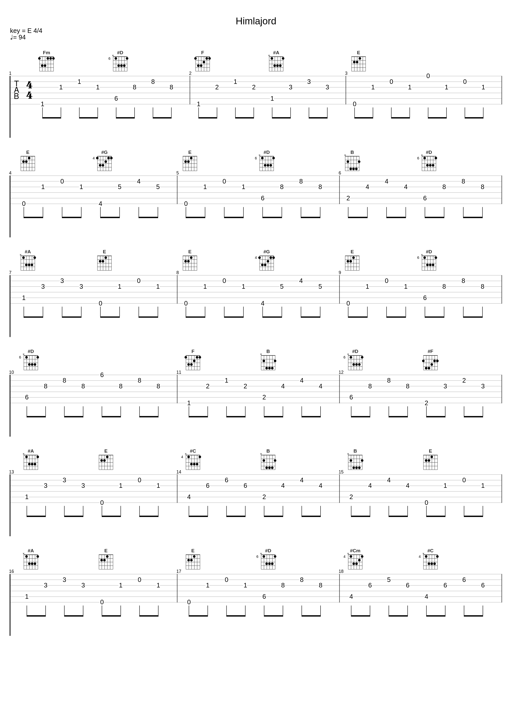 Himlajord_Evert Taube_1