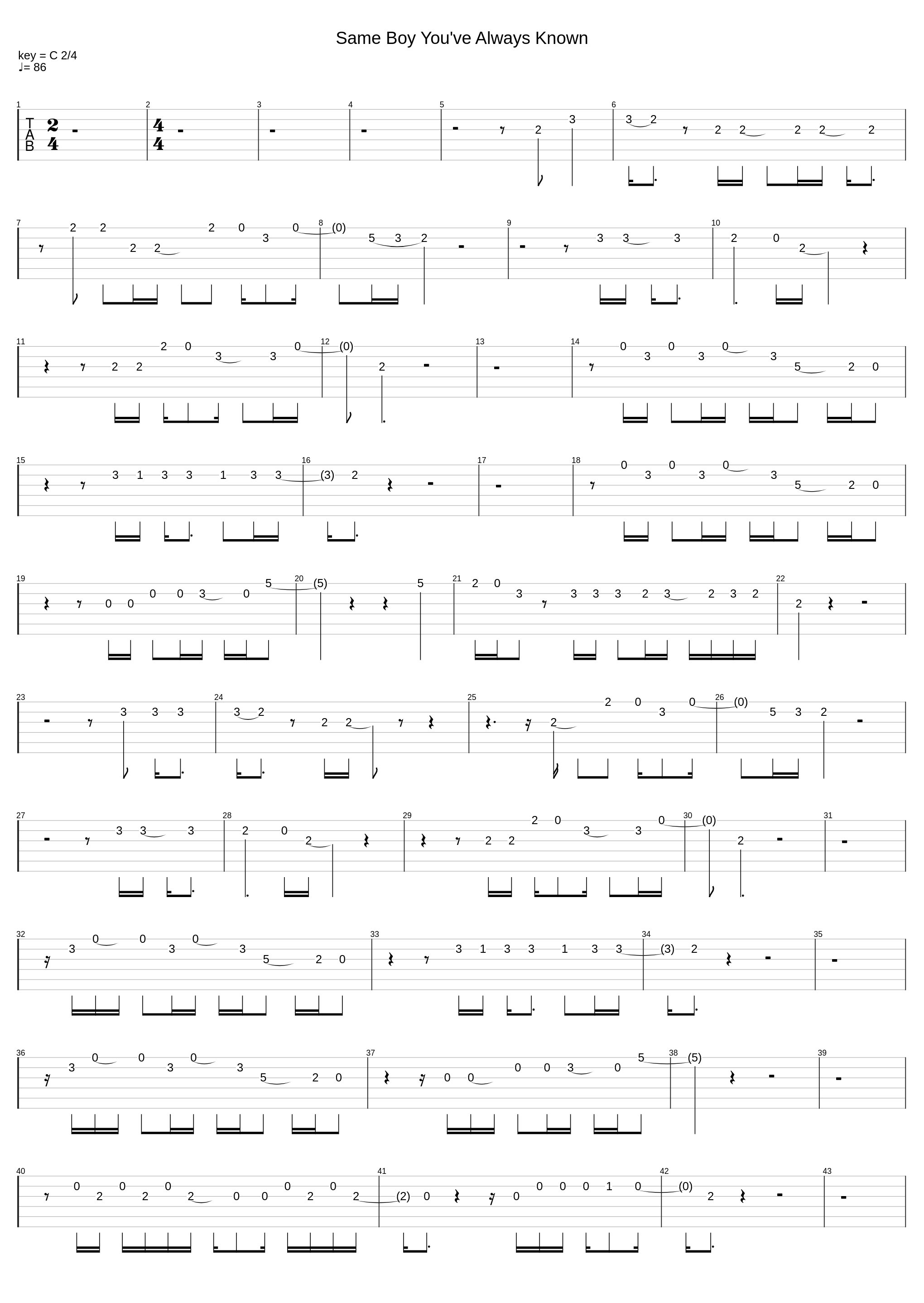 Same Boy You've Always Known_The White Stripes_1