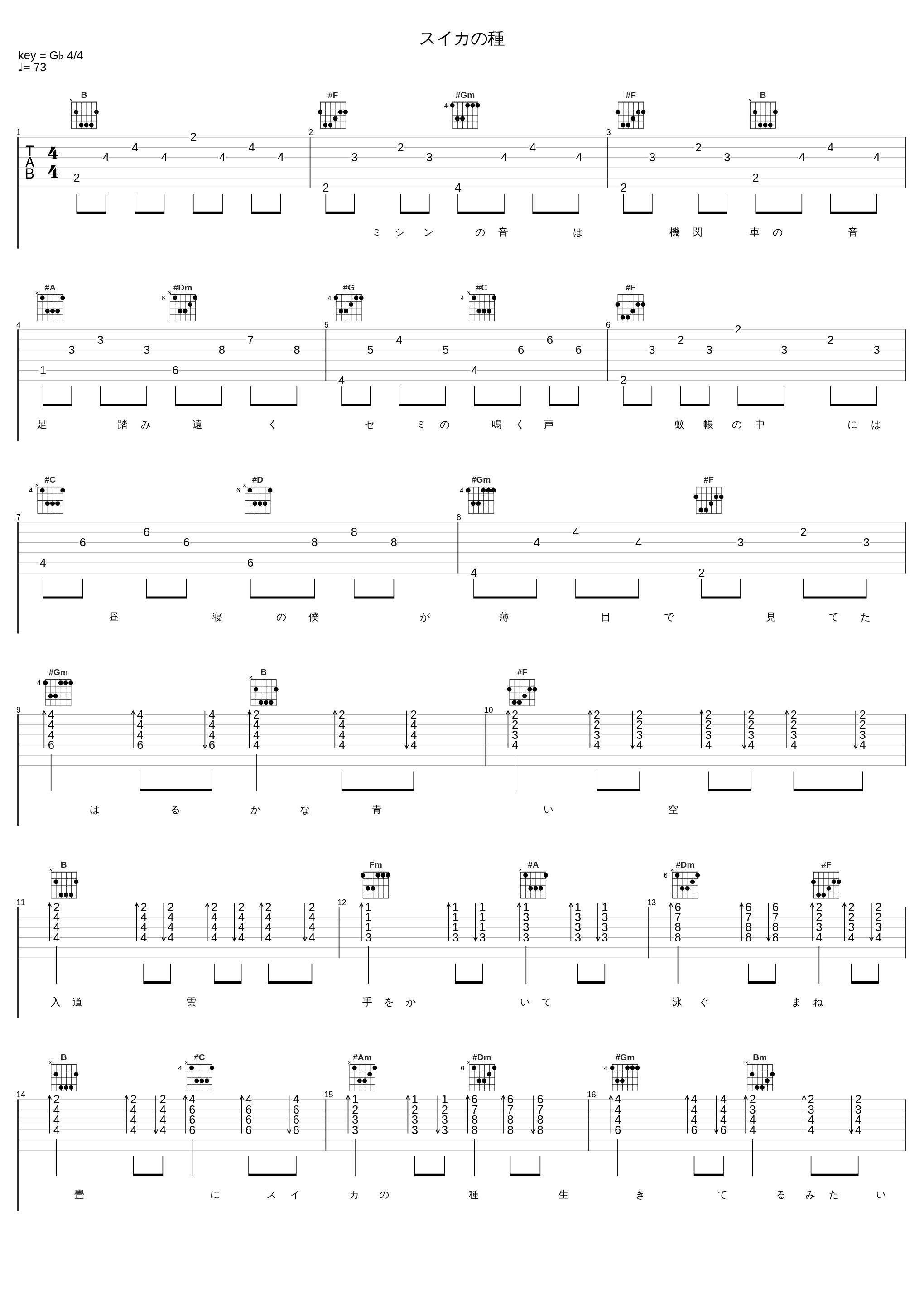 スイカの種_玉置浩二_1