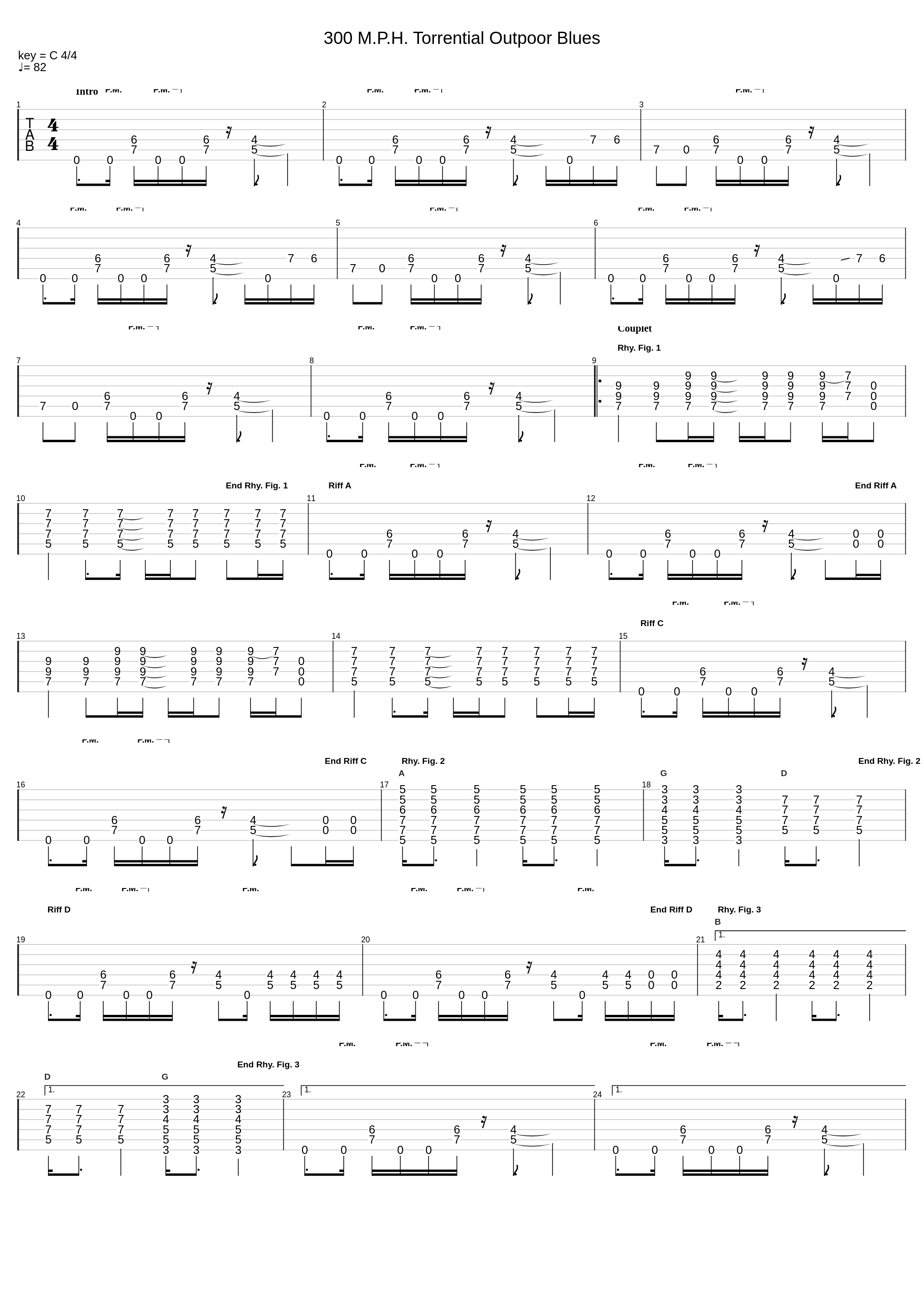 300 M.P.H. Torrential Outpoor Blues_The White Stripes_1