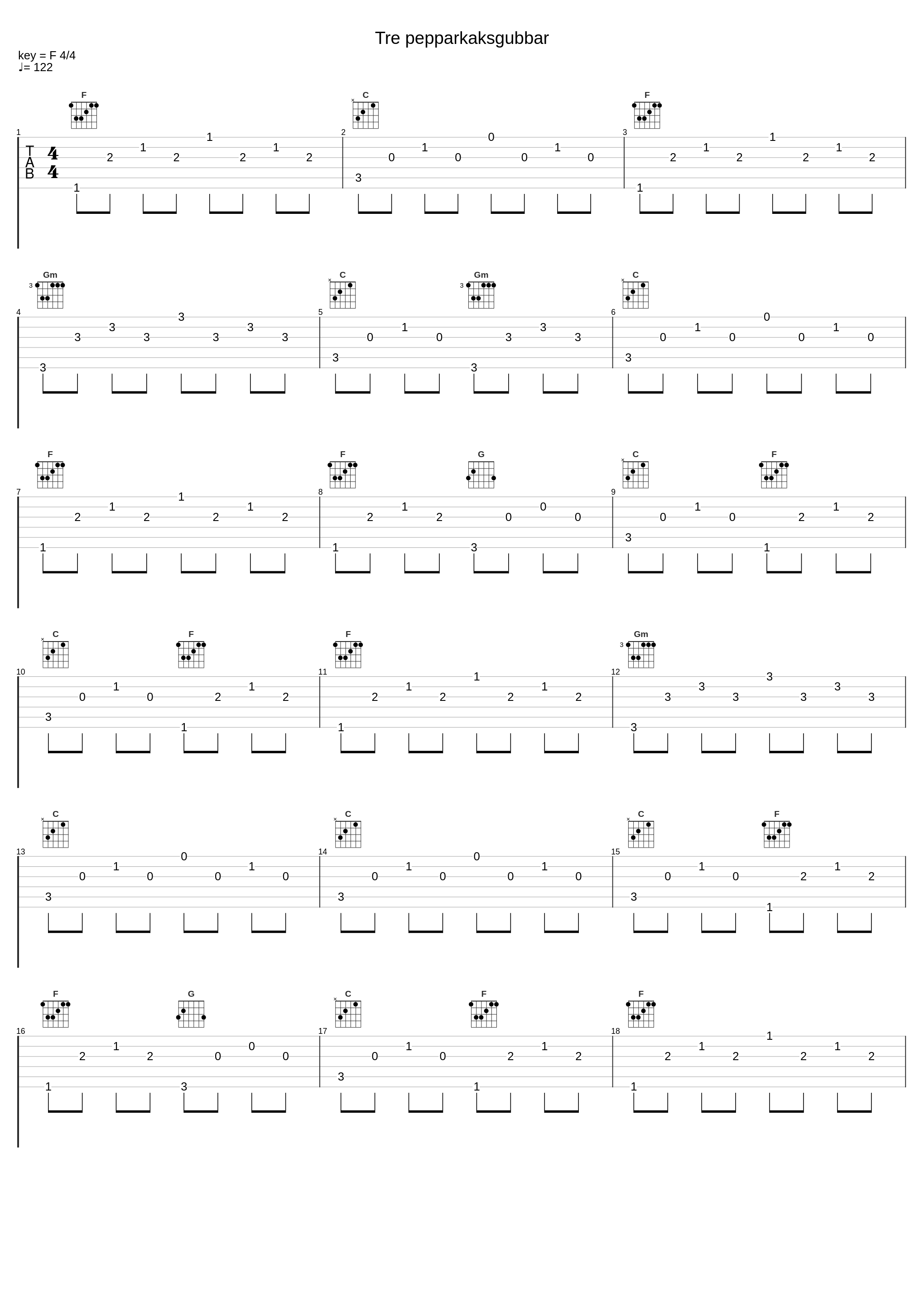 Tre pepparkaksgubbar_Sven-Bertil Taube_1